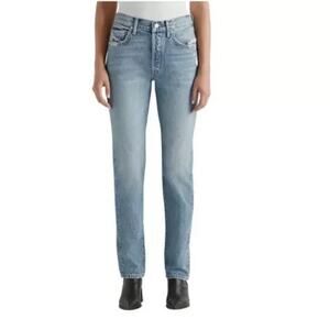 Edwin CAI Classic Straight Jeans in Blue Shield Size 29 Button Fly Light Wash